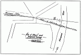 Plan of wharf showing the railway sidings